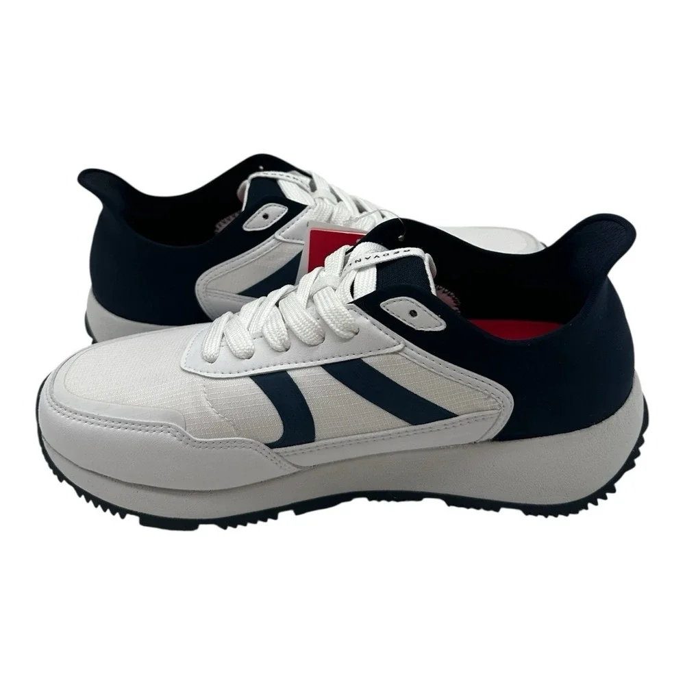 Redvanly Challenger Golf Shoes Mens Sz‎ 9 Navy Blue White Spikeless Sneakers